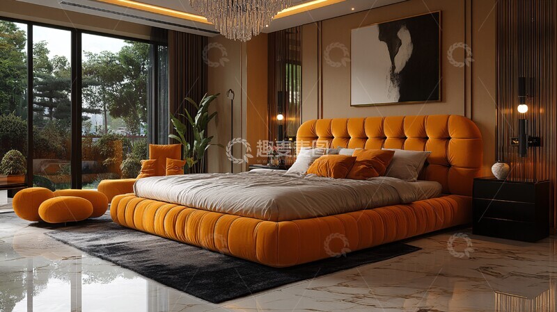 奢华现代卧室21