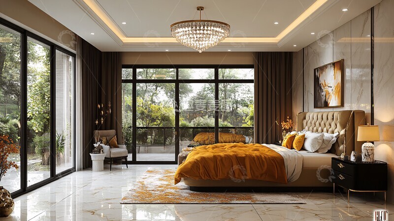 奢华现代卧室20