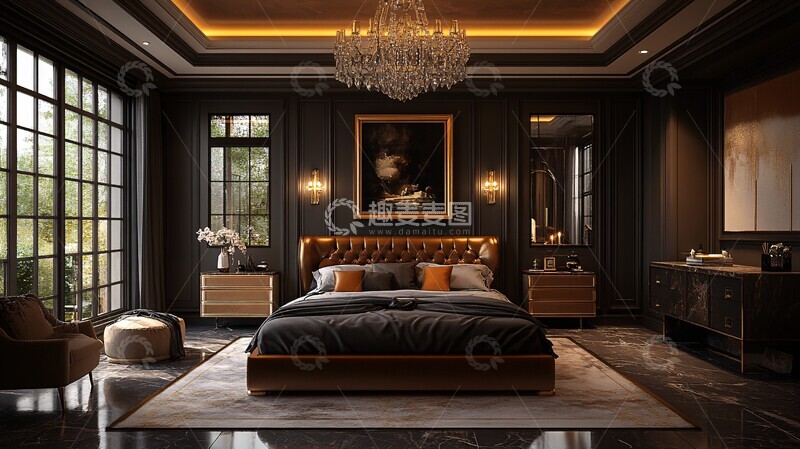 奢华现代卧室24