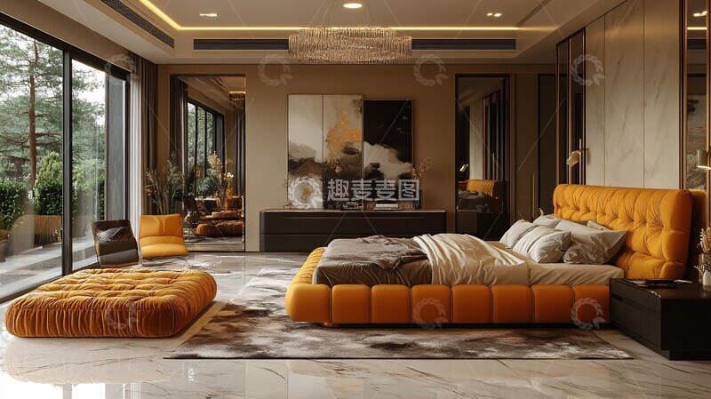 奢华现代卧室26