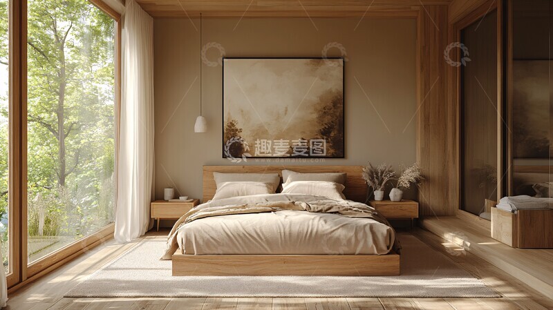 高清大图下载【趣麦麦图】北欧风格卧室2