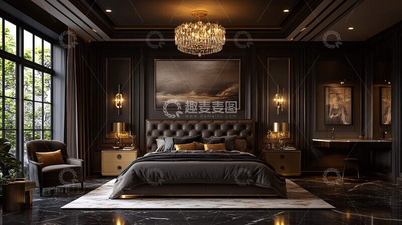 奢华现代卧室23