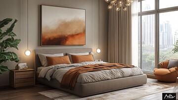 灰色床实木床头柜2