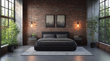 工业风卧室布置6