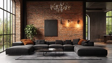 工业风客厅设计12