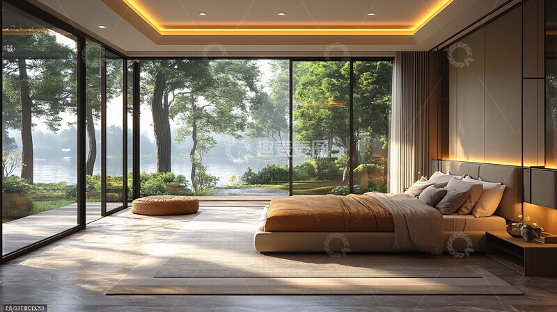 高清大图下载【趣麦麦图】现代卧室设计8