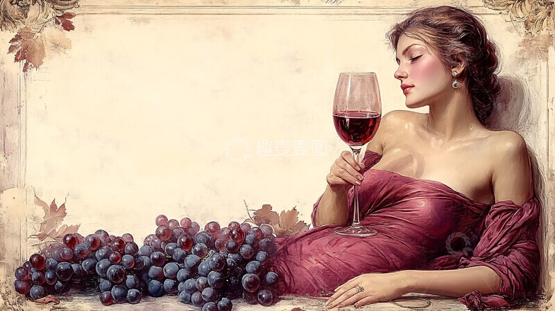 高清大图下载【趣麦麦图】古典酒瓶静物画1