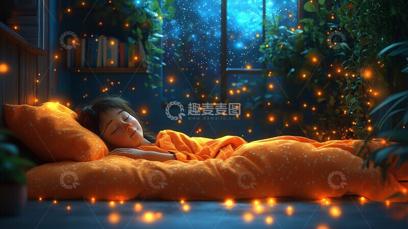 高清大图下载【趣麦麦图】睡眠家具向量设计卧室7