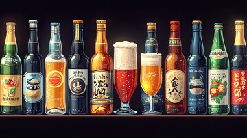 各种类型的酒类插图集3