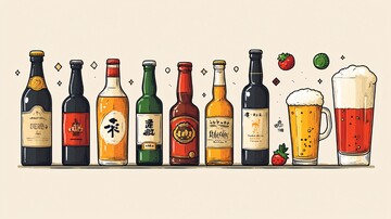 各种类型的酒精插图集2