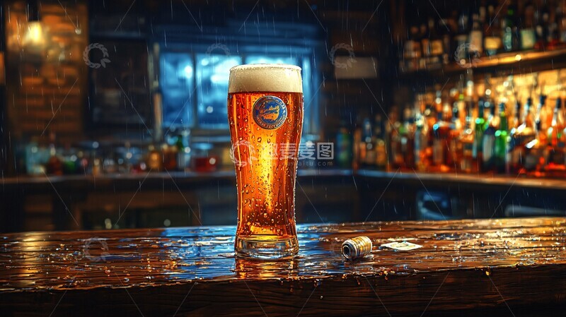 温馨木质酒吧内景7