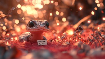 红蛇迎新春新春地毯烟花2