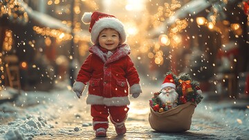 圣诞宝宝与小圣诞老人1