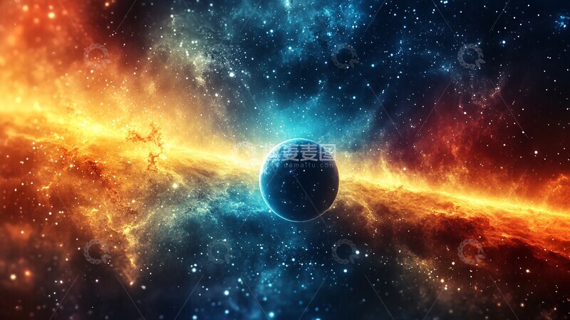 高清大图下载【趣麦麦图】金星与土星相会1