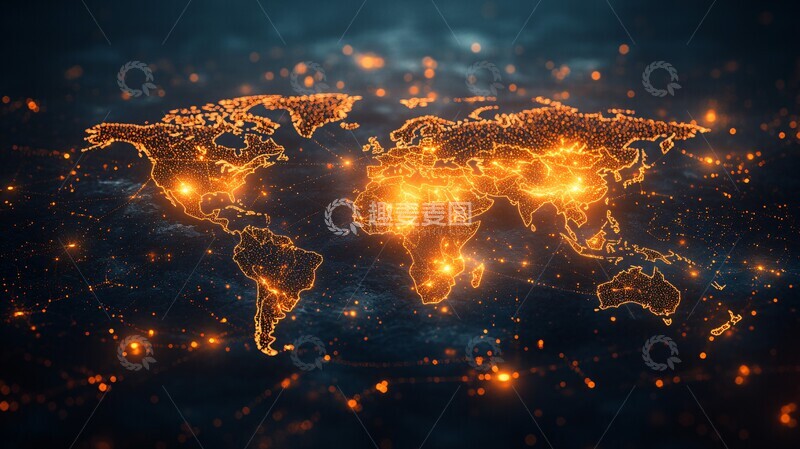 高清大图下载【趣麦麦图】全球网络光影图2