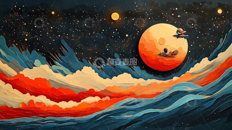 高清大图下载【趣麦麦图】-婴儿太空球婴儿太空彩色3