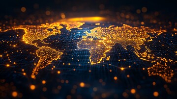 全球网络光影图3