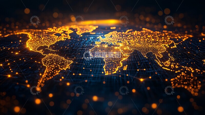 高清大图下载【趣麦麦图】全球网络光影图3