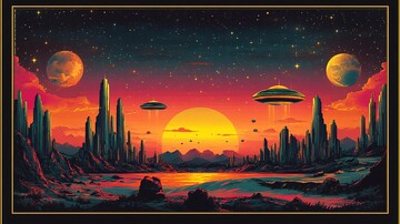 炫彩飞碟汽油彩虹3