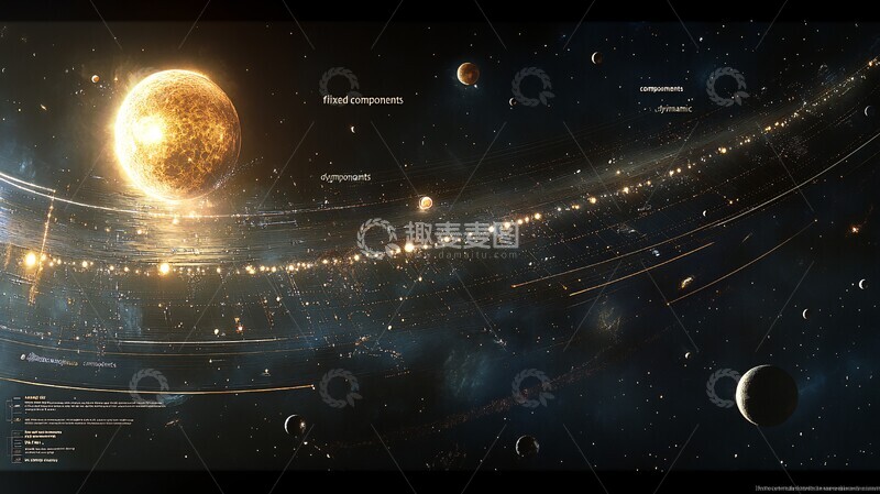 高清大图下载【趣麦麦图】日月星辰变化1