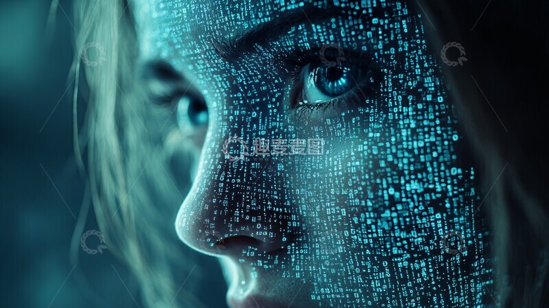 高清大图下载【趣麦麦图】数字面孔数字面孔代码2