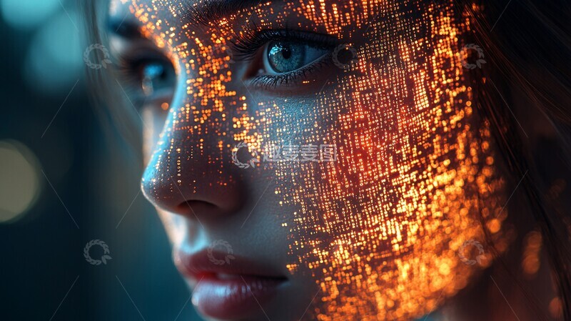 高清大图下载【趣麦麦图】数字面孔数字面孔代码3