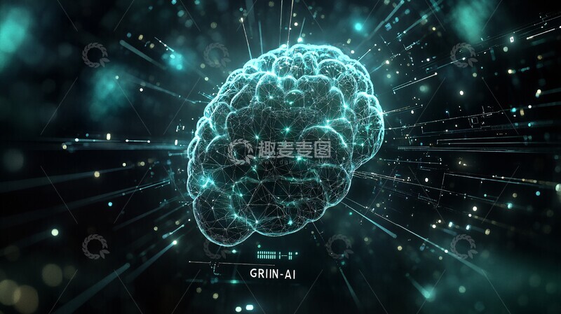 高清大图下载【趣麦麦图】抽象脑图抽象脑图神经1