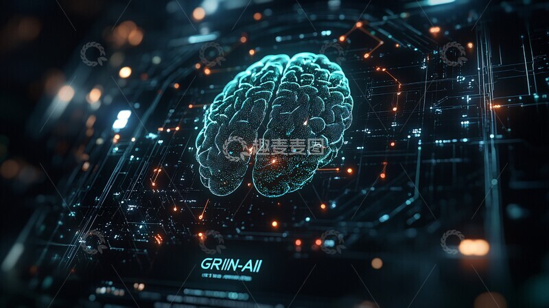 高清大图下载【趣麦麦图】抽象脑图抽象脑图神经3