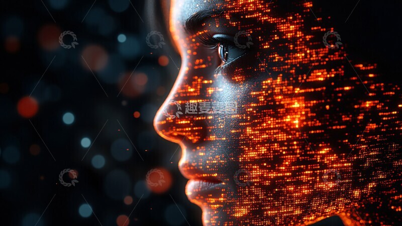 高清大图下载【趣麦麦图】数字面孔数字面孔代码1