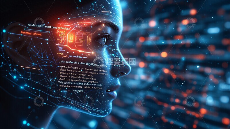 高清大图下载【趣麦麦图】数字生态连接未来1