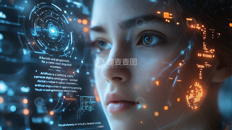 高清大图下载【趣麦麦图】数字生态连接未来3