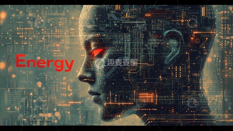 高清大图下载【趣麦麦图】能量电路板设计3