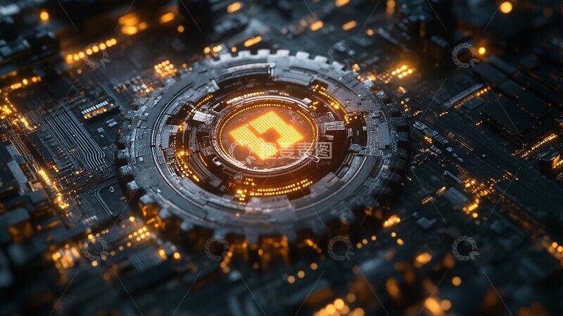 高清大图下载【趣麦麦图】科技周二标志3