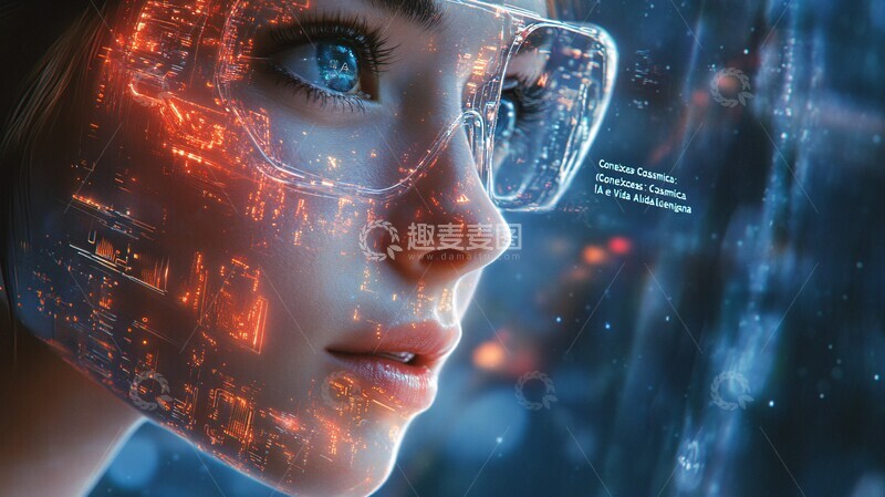 高清大图下载【趣麦麦图】宇宙智能生命连接3