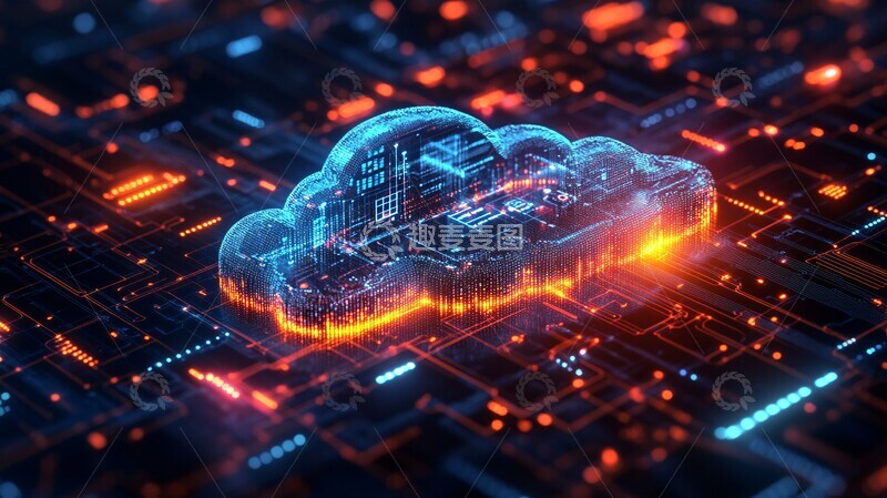 高清大图下载【趣麦麦图】数字营销云网络3