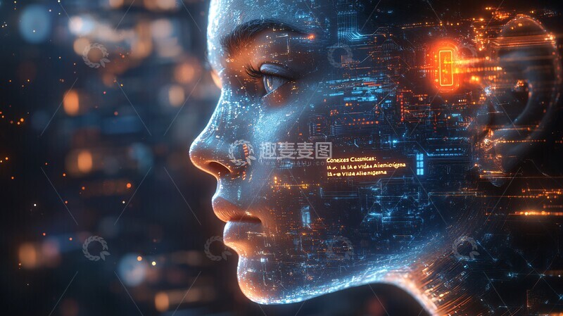 高清大图下载【趣麦麦图】宇宙智能生命连接2