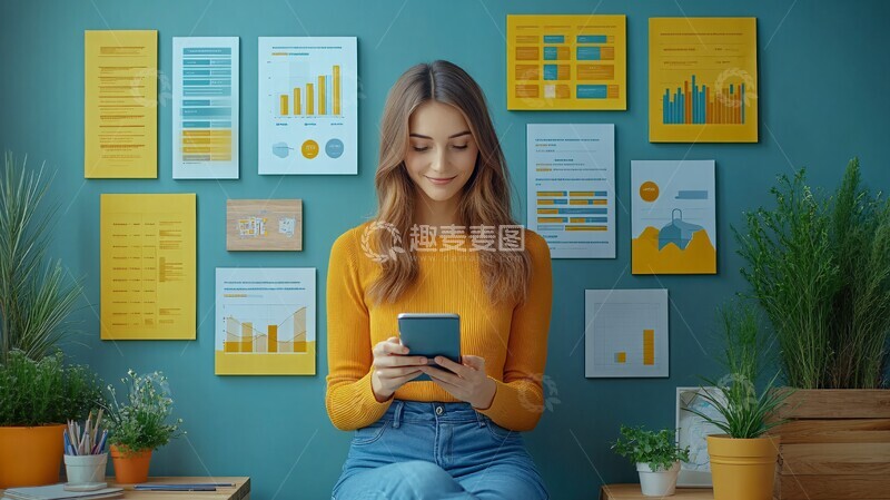 高清大图下载【趣麦麦图】手机金融服务指南3