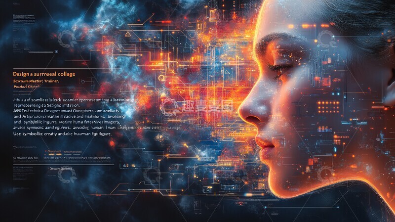 高清大图下载【趣麦麦图】抽象概念融合设计2