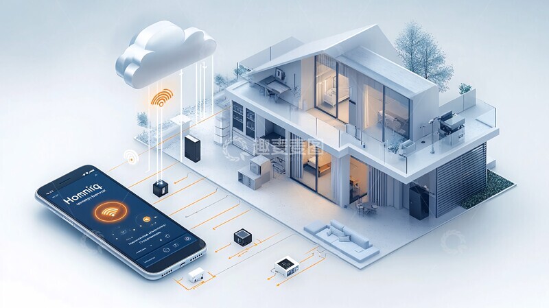 高清大图下载【趣麦麦图】智能家庭系统界面