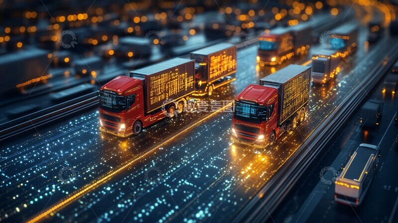 高清大图下载【趣麦麦图】车队管理系统示意图3