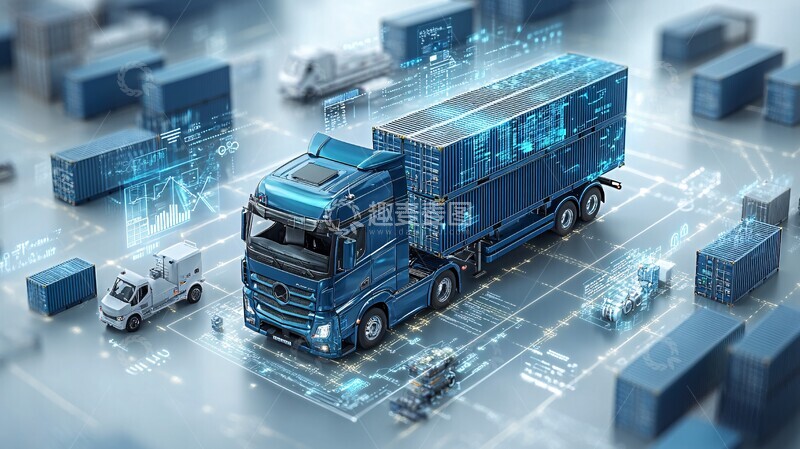 高清大图下载【趣麦麦图】物流科技展示3