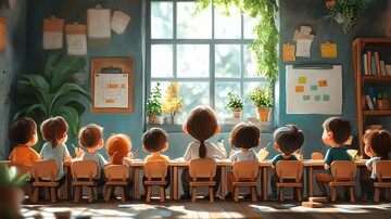 孩子学习数学的课堂3