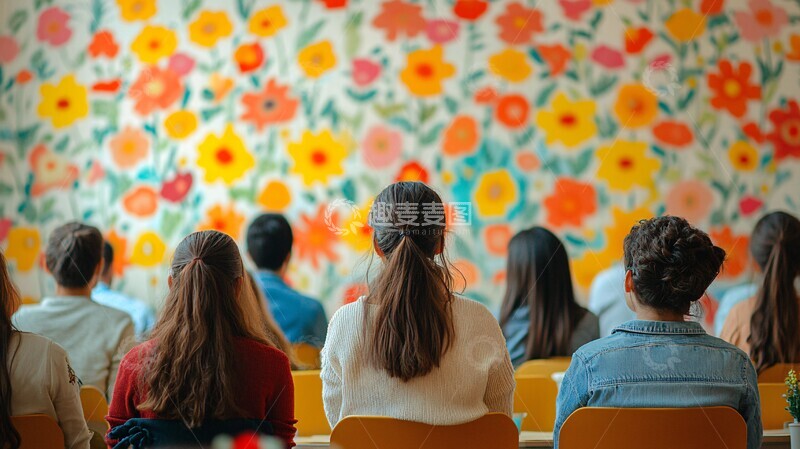 高清大图下载【趣麦麦图】师生课堂花朵经济平等问题3