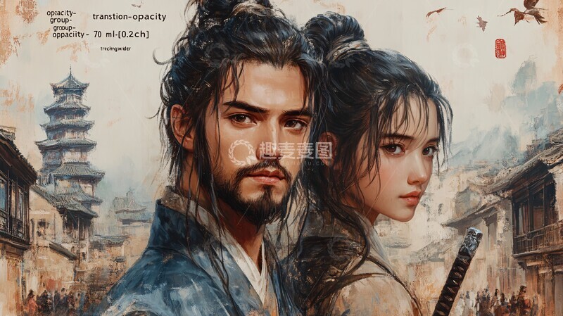 高清大图下载【趣麦麦图】古院梨花树古院梨花白花1