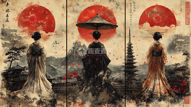 高清大图下载【趣麦麦图】三框连续设计2