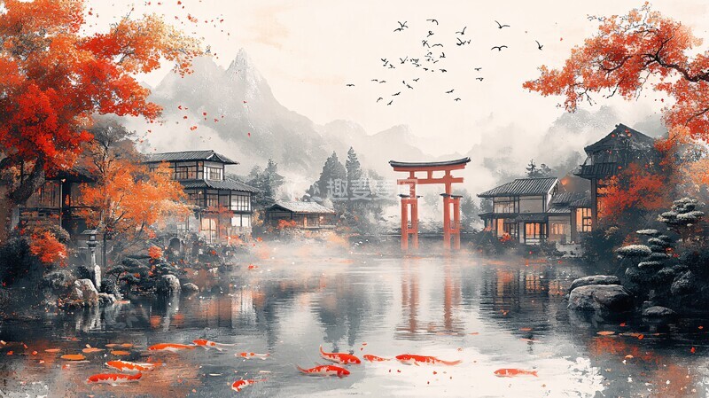 高清大图下载【趣麦麦图】改善之禅意庭院2