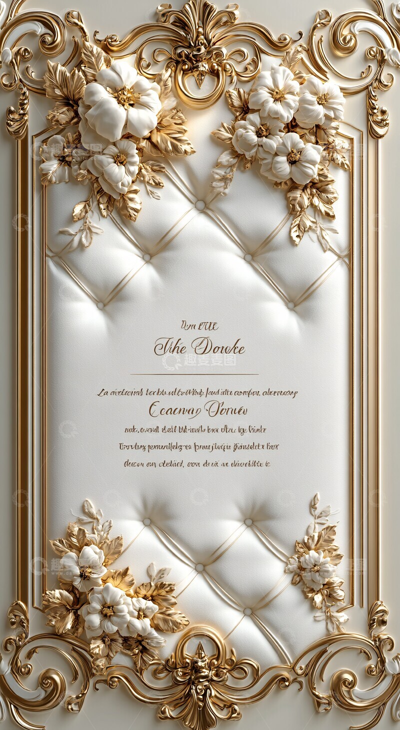 高清大图下载【趣麦麦图】迪奥编织邀请函2