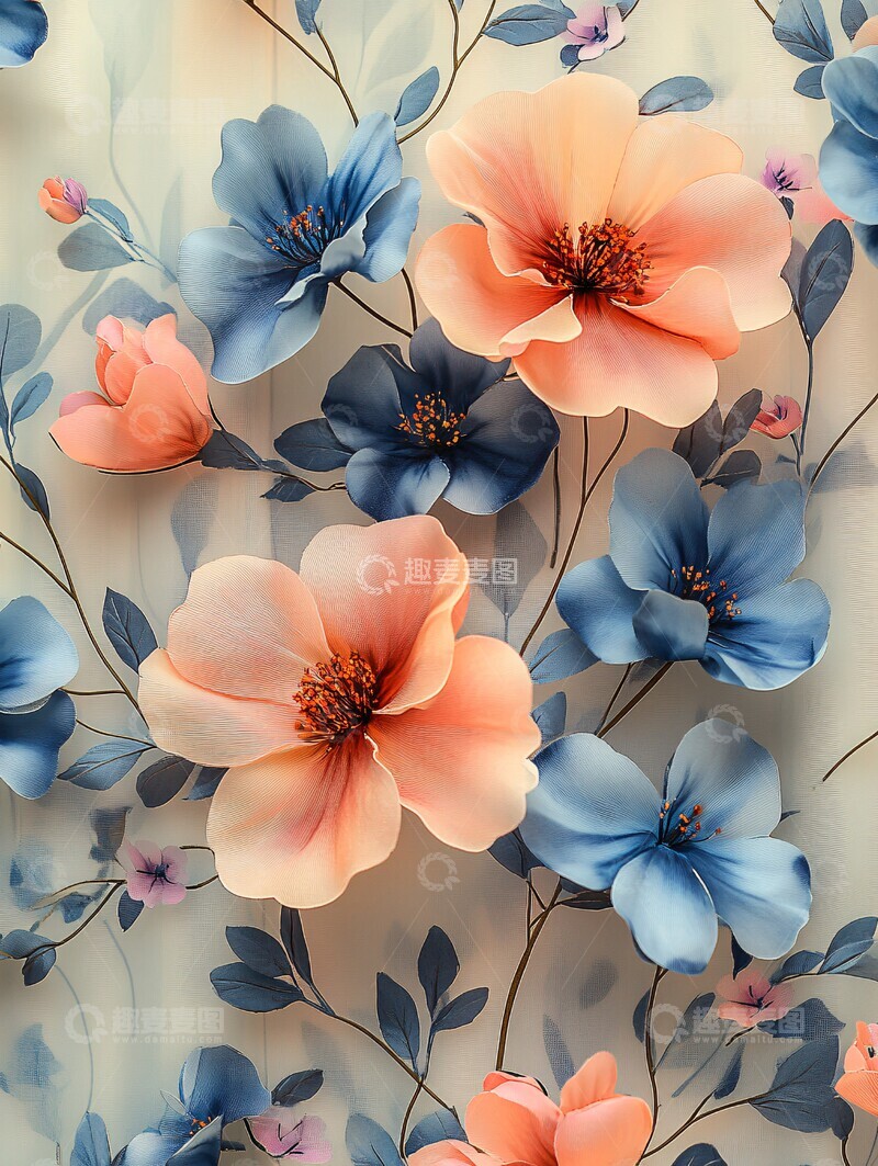 高清大图下载【趣麦麦图】-花纹透明图案3