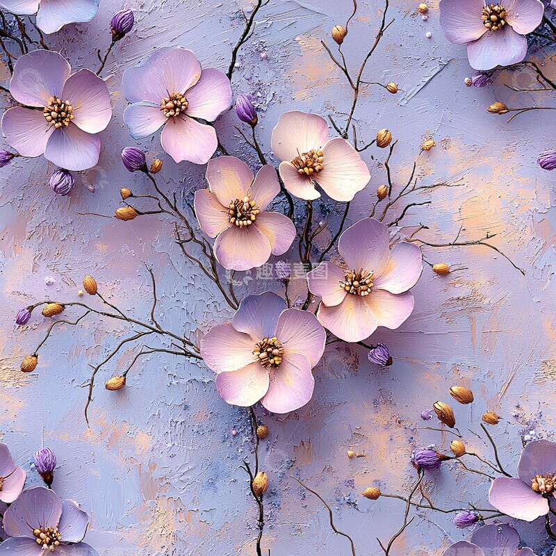 高清大图下载【趣麦麦图】薰衣草花背景2