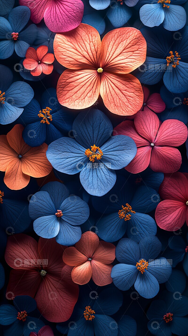 小花满屏小花屏幕背景2